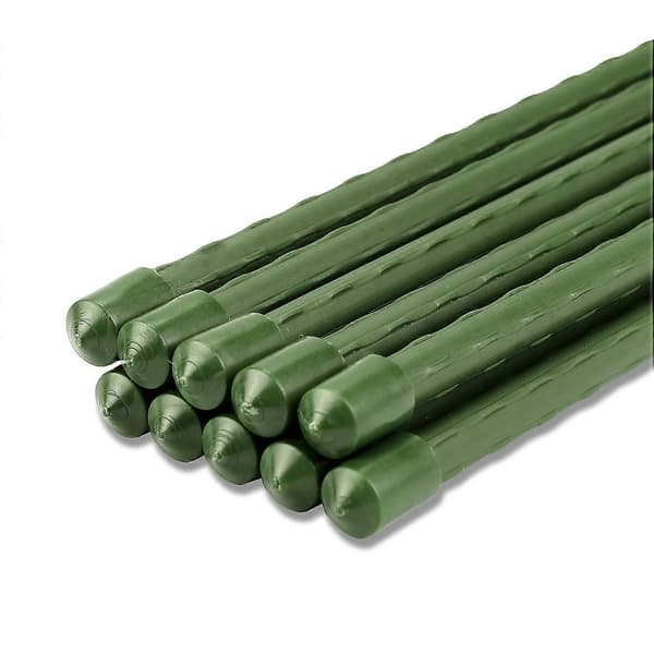 10 kasvitukea, tuki ja tukitanko, puutarhatuki sisä-/ulkokäyttöön (pituus 60cm 8mm)