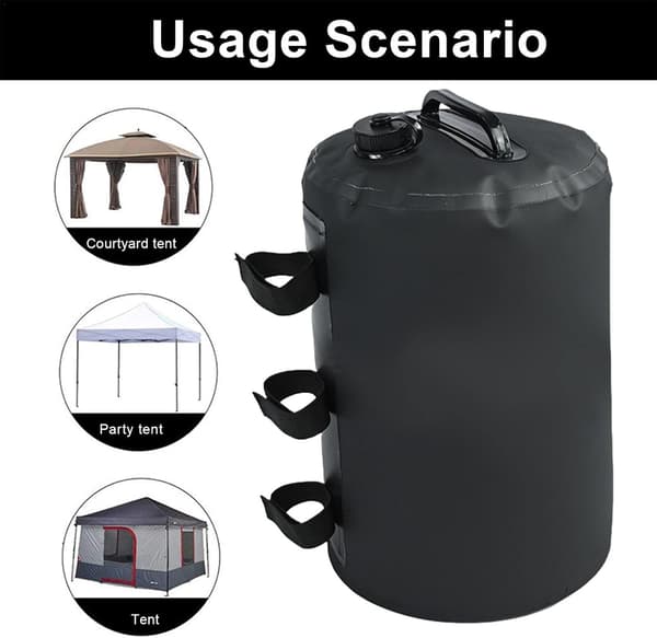 Tent Weight Water Bag (20 liters/25*40cm) - Thickened Sand Water We