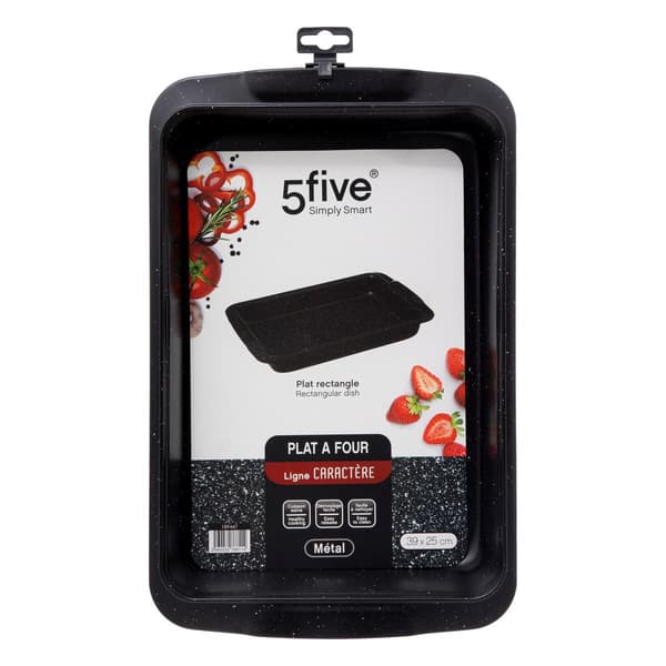 Ovnform 39x25 cm Svart black