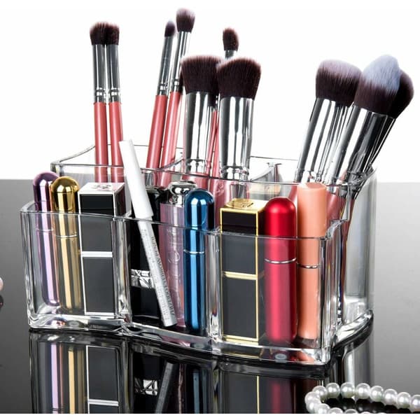 Makeup-organisatör i akryl – Kosmetisk förvaringslåda – Transparent