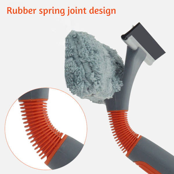 Telescopic Set with Bendable Brush Head Durable Labor-Saving Cleaning Brush for High Windows One Set One Set