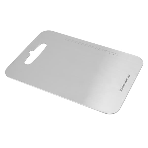 Double-Sided Cutting Board 304 Stainless Steel Easy Cleaning for Cooking Kitchen S