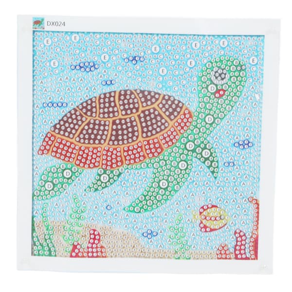 Diamond Painting Cartoon Sea Turtle Realistic Effect Super Flash Improves Hands-on Skills Elegant Pattern Room Decorations