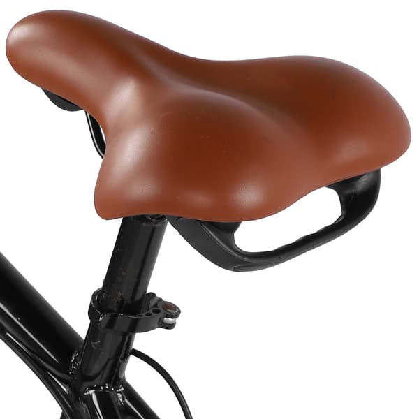 Ergonomisk mountainbike-sadel i PU-læder, cykelsæde, polstring, tilbehør, brun