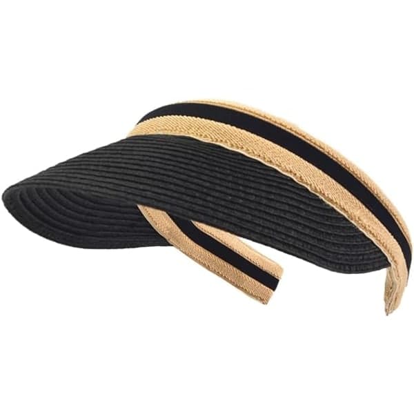 Golf Sun Hat Women Beach Sun Hat Straw Sun Hat (2-pack)
