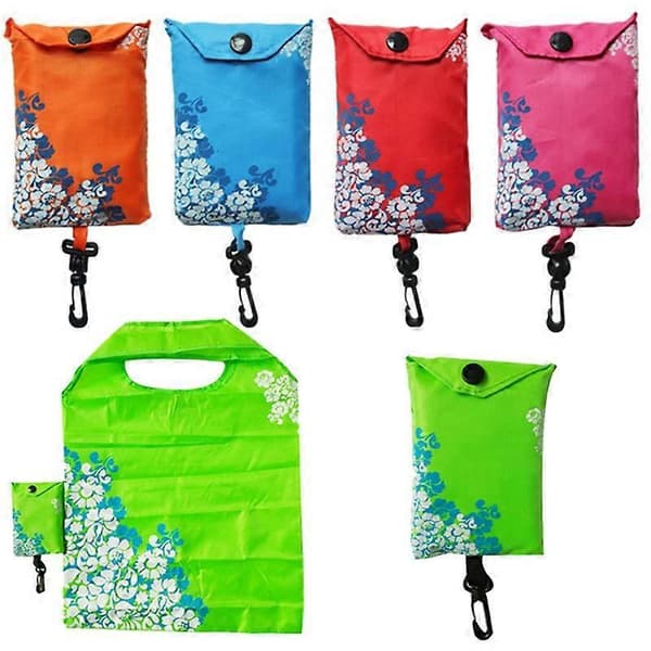 Foldable Practical Shopping Bag Reusable Tote Bag Recyclable Storage Grocery Bag Handbag