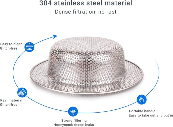 Innovative vaskesier, madrestefanger, rustfri vaskesier i rustfrit stål, spejloverflade for nem rengøring, egnet til