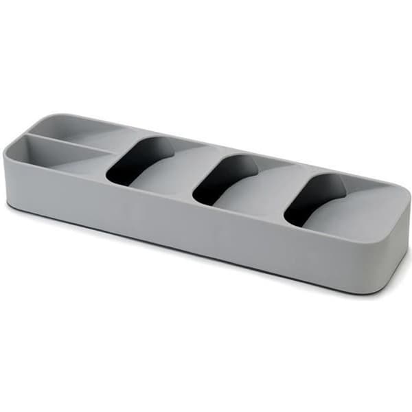 Rectangular Cutlery - Joseph Joseph - DrawerStore - Compact - Plastic - Grey Grå Bricka