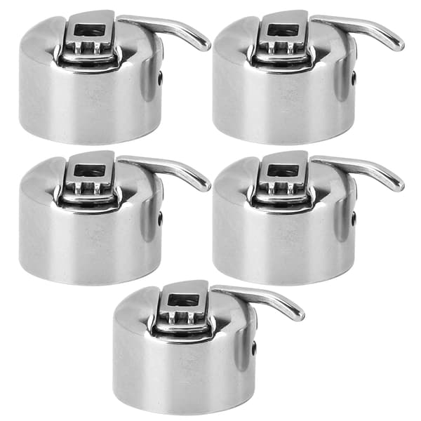 5 Pcs. Bobbin Case Easy Sewing Machine Spare Parts Old-fashioned Household Alloy