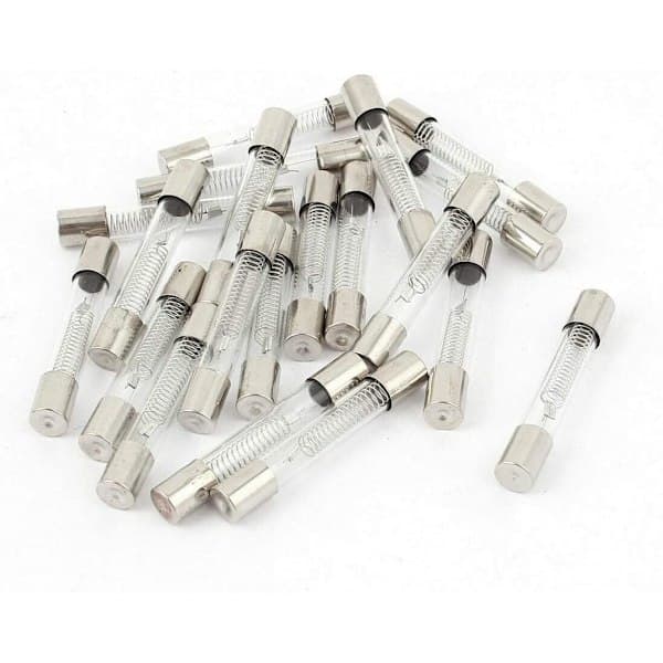 Fuse - 5KV Microwave - Glass Tube Fuse 6mm x 40mm (5-pack, 0.8A)