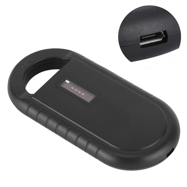 134.2KHZ RFID Chip Reader for ISO11784 5 FDXB ID64 Portable USB Rechargeable Handheld Device