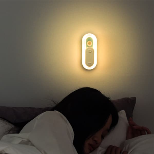 Magnetisk sengelampe til soveværelse med USB genopladelig LED-krop