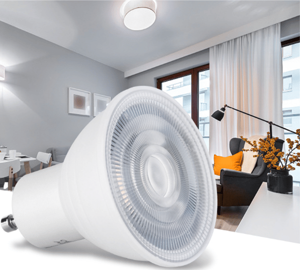 10-pakning LED-pærer 3000k varmt lys GU10 lineær 6W Spot Light C