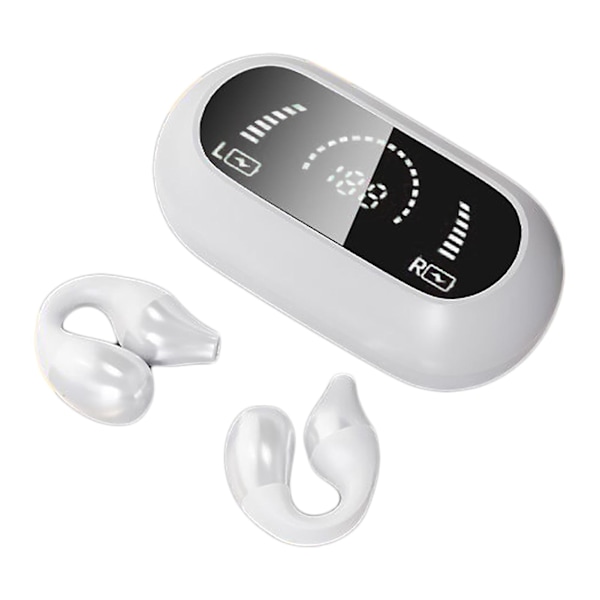 S03 Bluetooth-hörlurar HiFi-ljud Smart brusreducering Trådlösa Bluetooth 5.2 Hörlurar White