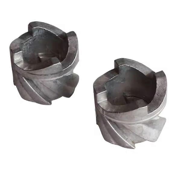2 stk. trækkløer i aluminium til 47cc 49cc motor, sølv Silver