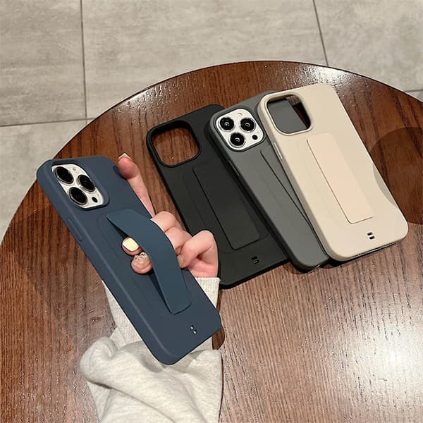 Silikon Støtsikkert Mykt Skall for iPhone 14 Pro Max/14 Pro/14 Plus/14 - Håndleddsrem Håndholdt Deksel Hvit for 14_tfrf