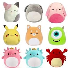 Squishmallows 20cm Magdalena Mammutti monivärinen