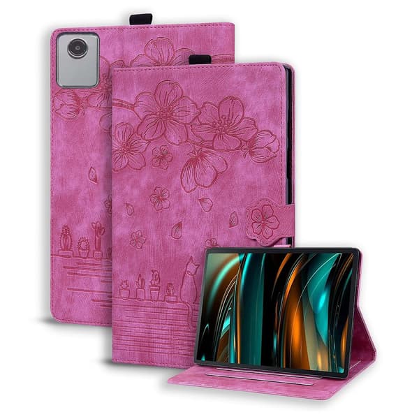 Cat Leather Case For Lenovo Tab M11 / Xiaoxin Pad 11 2024