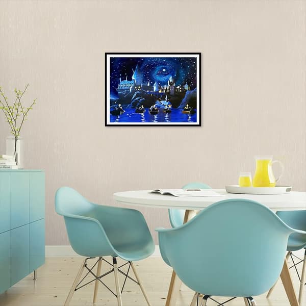 DIY 5D Diamantmaleri Slot Stjernehimmel efter nummer Kits, Diamo