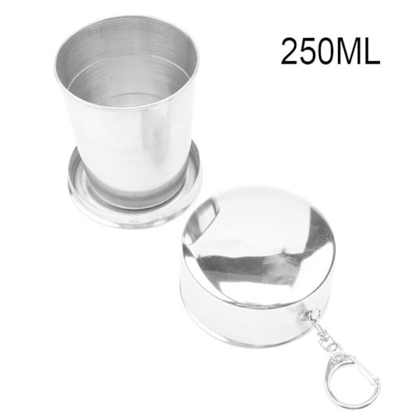 Sammenklappelig kop teleskopisk krus 250ML 250ml