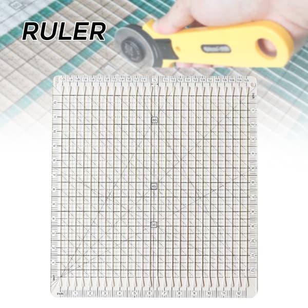Quilt Cutting Ruler Acrylic DIY Craft Patchwork Sewing Template 6/12 inch B B