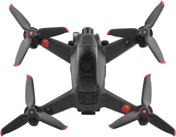 2 par FPV-propeller kompatible med DJI FPV Combo Drone, propellerblader for View Drone UAV Quadcopter med 4K-kamera - rød kant