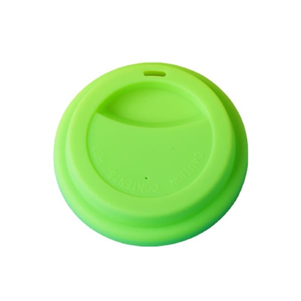 5-pack Silikondrycklock Mugglock Återanvändbara kaffemugglock Slumpmässiga färger