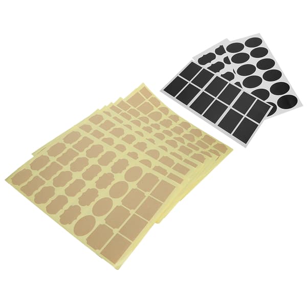 292 pcs/set Self-Adhesive Label for Marking Wine Glasses, Coffee, Tea Cans, Jars, Flower Pots, Baskets