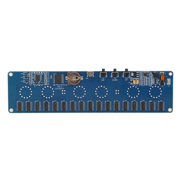 STM8S005 DC-kontrollkretskort LED-klocka present IN14 Digitalt rör PCBA RGB-chip USB med akrylskal