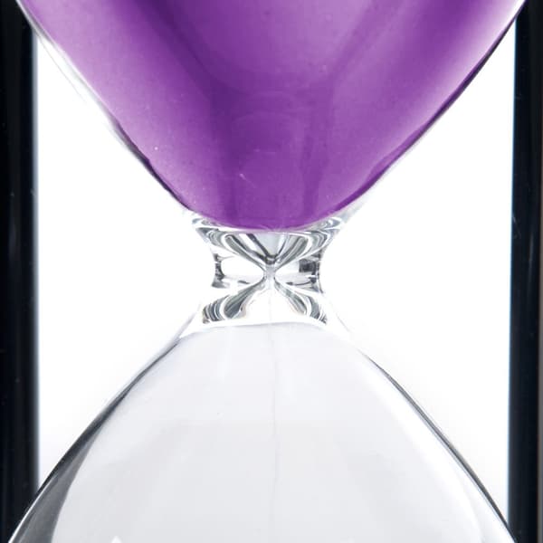 60 minutters timeglass, tre sandtimer
