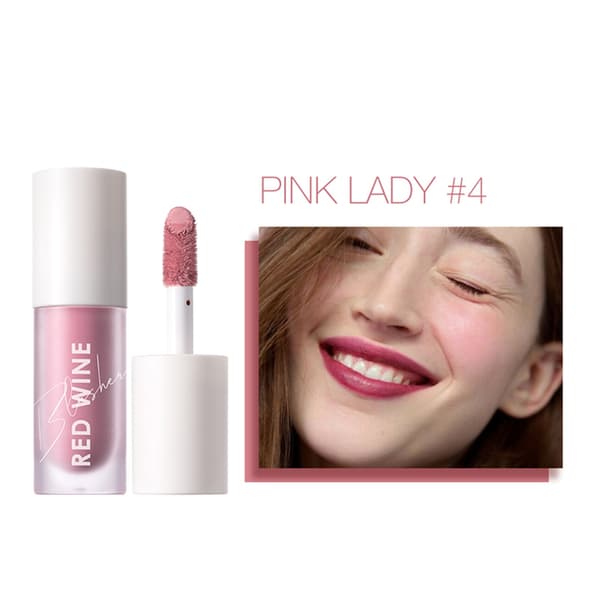 Facial Blush Waterproof Long-lasting Moisturizing Blush Shading Liquid Makeup 5g#4