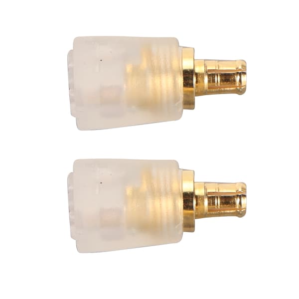 A2DC til 0,78 mm 2-bens adapter han til hun hovedtelefonstik til CKS1100 E40 E70 LS200 LS300 LS400 CKR90 CKR100 LS50 Transparent