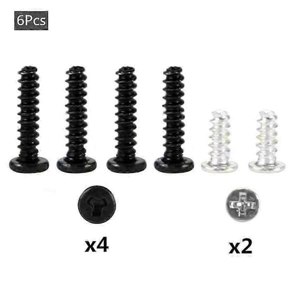 Til Switch Konsol Controller Komplet Sæt Skruer Beslag Udskiftning Reparationssæt s202412121344 [Db] 6 stk. 6pcs