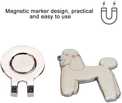 1 stk. golfmarkør, golfhatteclips, sød dyreformet clips, golfhat