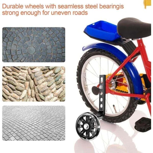 Training Wheels, Kids Bike Stabilizers, Children's Bicycle Stabilizer Wheels, Bicycle Training Wheels, Adjustable Support Wheels, Universal Bicycle Approx.