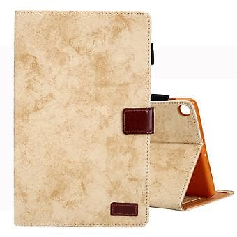 Nahkakotelo tabletille Samsung Galaxy Tab A9 (keltainen)
