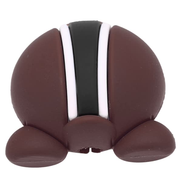 Data Cable Protector Cute Cartoon Bear Shape Charging Cable Protector for Mobile Phones Computer Tablet Data Cables Brown