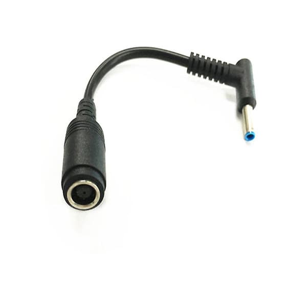 2 stk. til HP strømadapterkabel 7.4*5.0 hun til 4.5*3.0MM han vinkel med stift