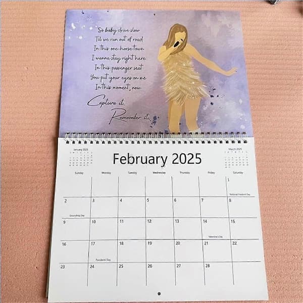 2025 Kalender - Kalenderen til Fans - Vægkalender for 2025