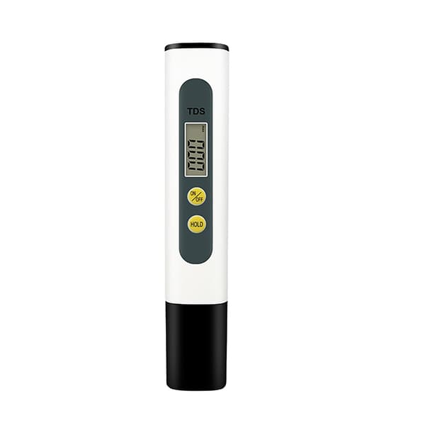 TDS Digital Vandkvalitetstester med Stor LCD Digital Skærm til Hjemmeindustri Hydroterapi, 0-9999PPM, Drikkevandskvalitetsmonitor (Sort)