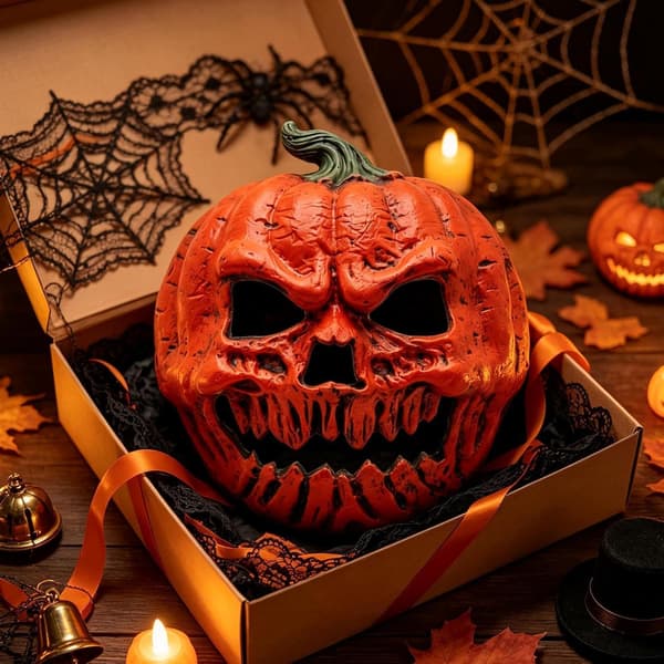 gresskar-ansiktsmaske for voksne maskerade cosplay Halloween