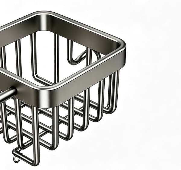 vandhane-organizer, -montering, klud af aluminium, med vask 1 - 1