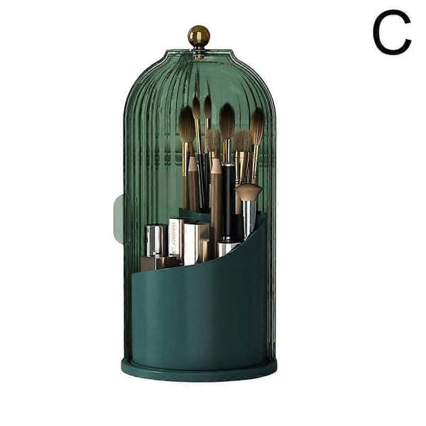 New Cosmetic Brush Storage Rotating Dustproof Eyebrow Pencil Storage Box
