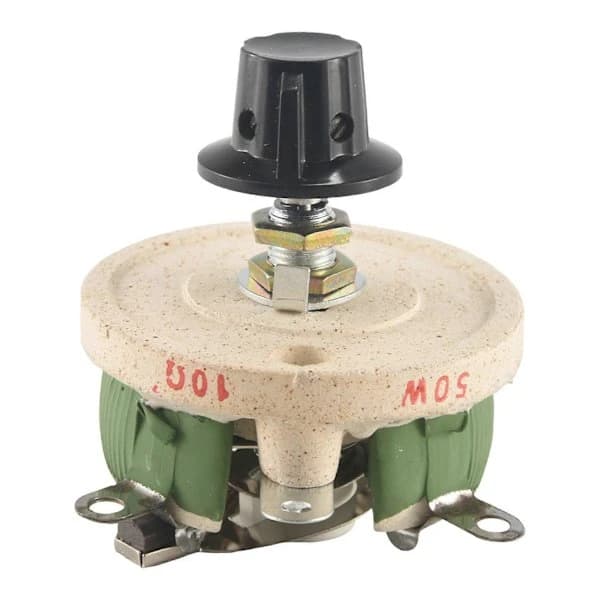 50W 10 Ohm Keramisk Potentiometer Variabel Konisk Pot Modstand Reostat