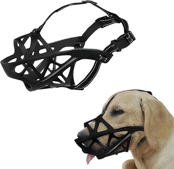 Ergonomisk pasform, åndbart hundemundkurv til uhindret gispning, drikkeri og slikspisning