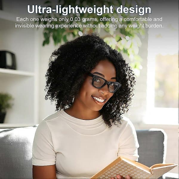 20 stk. LED-lysafskærmning til Meta Smart Glasses, til Skyler Headliner Display/ Meta HSTN Sort Svart