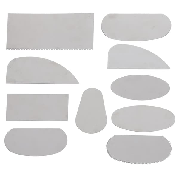 10 Pcs Clay Sculpture Scraper Engraving Stainless Steel Ceramic Art Craft Carving Tools