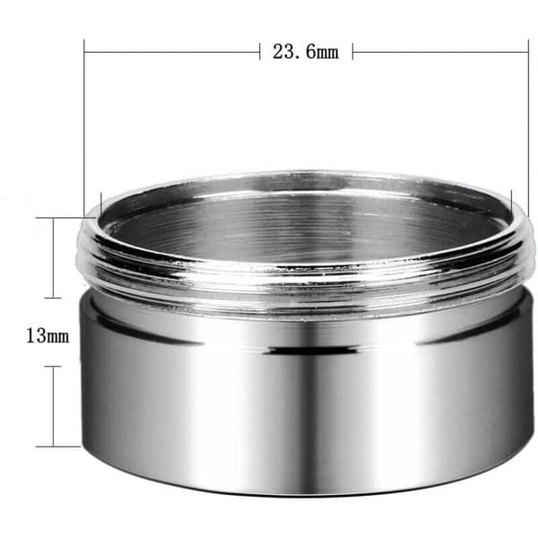 15 stk M24 Vannbesparende Kranlufterdyser, Høykvalitets Forkrommet Messingmateriale + 1 stk Universal Kranlufter 150 g