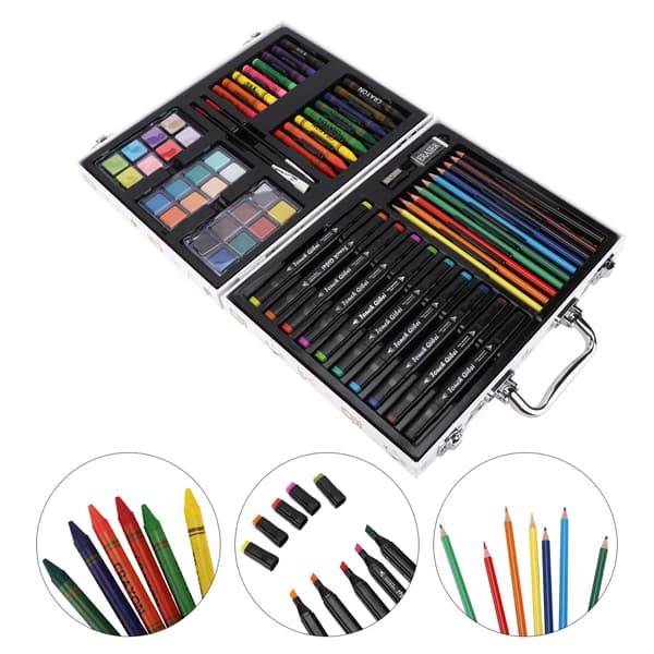 65 st målarverktygssats för barn Färgpennor Kritor Markörer för studenter Barn