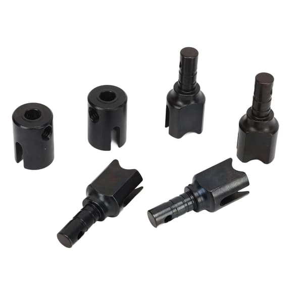 4 stk RC Diff Outdrive Stål RC Differensial Drivkopp med Drivakselleddkobling for ARRMA 1/7 1/8 Biler Svart